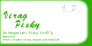 virag pisky business card